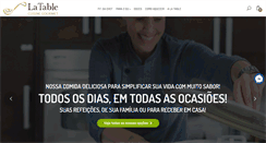 Desktop Screenshot of latablegastronomie.com.br